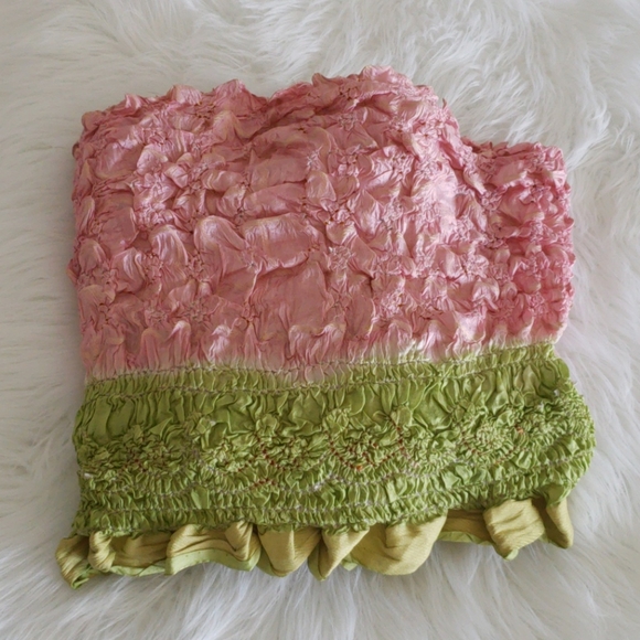 MISS JUNE SILK SHAWL SCARF - Picture 3 of 7